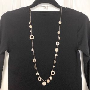 .925 sterling silver freshwater pearl of a girl necklace 36”